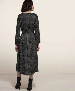 Vestido Summum Cuello Barco Con Estampado