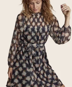 Vestido Summum De Malla Estrella Difuminada
