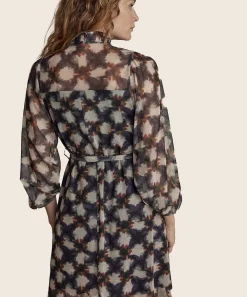 Vestido Summum De Malla Estrella Difuminada