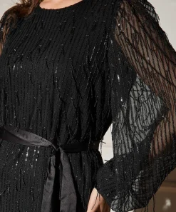 Vestido Summum Flecos Lentejuelas