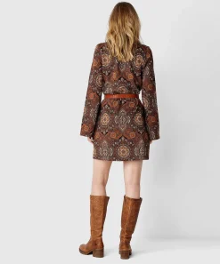 Vestido Tunica Summum Paisley Jacquard
