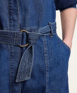 Vestido Vaquero Con Cinturon Summum